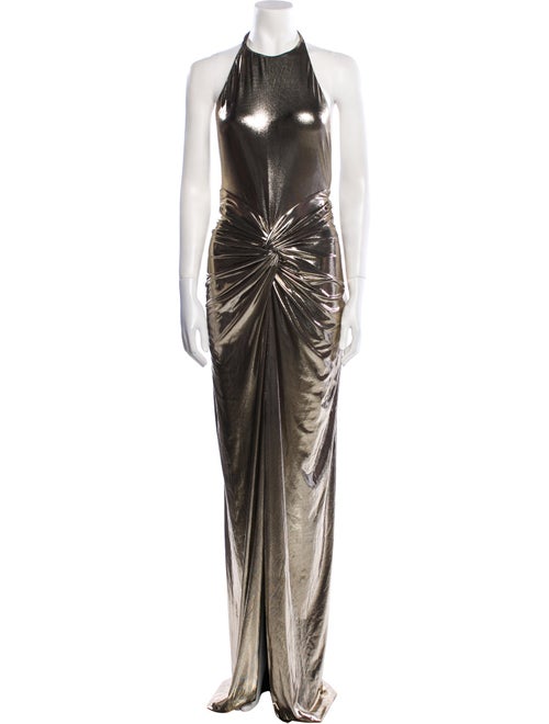 Retrofête Halterneck Long Dress