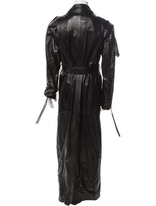 Retrofête Leather Trench Coat