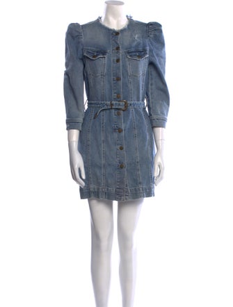 Retrofête Mock Neck Mini Dress