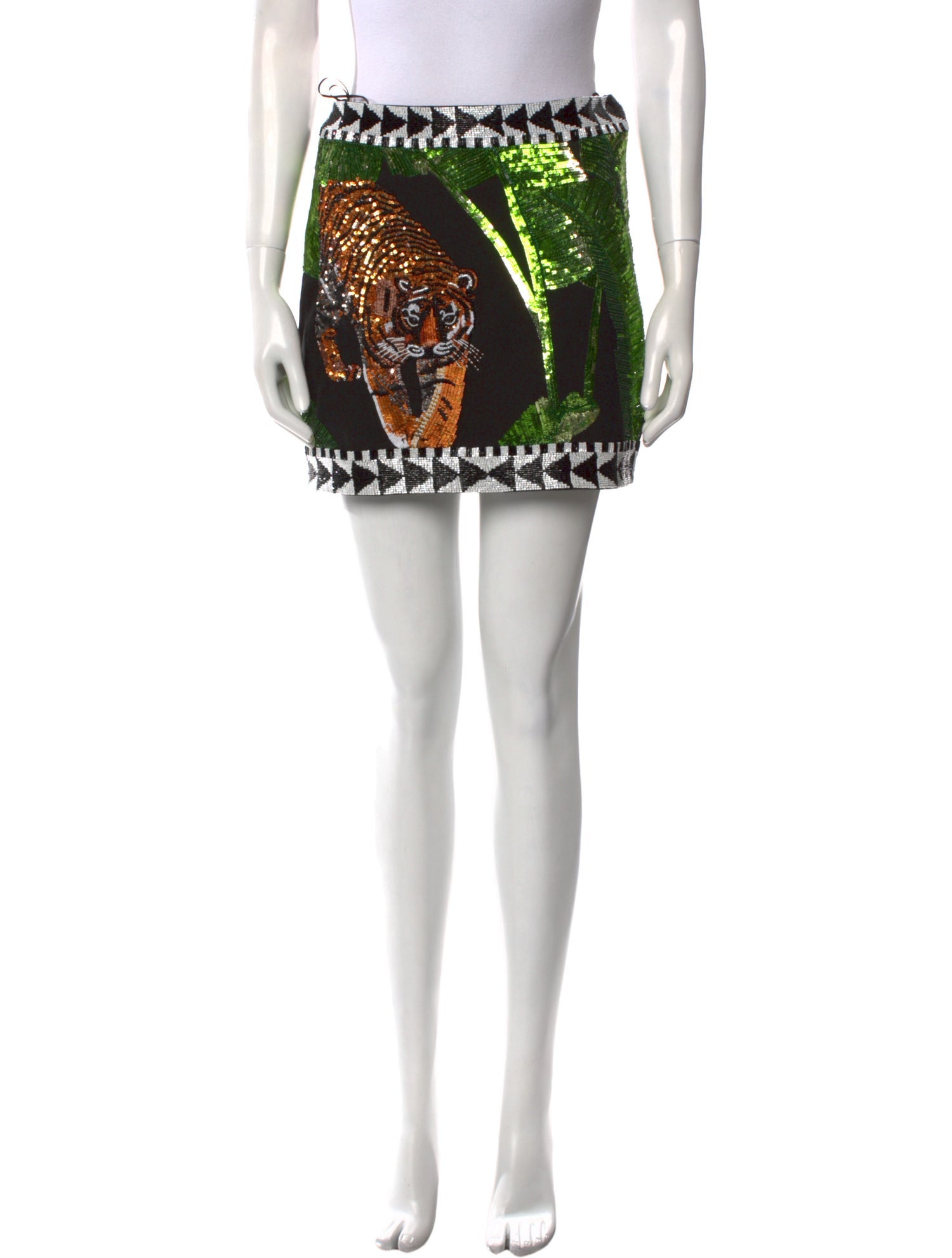 Retrofête Printed Mini Skirt