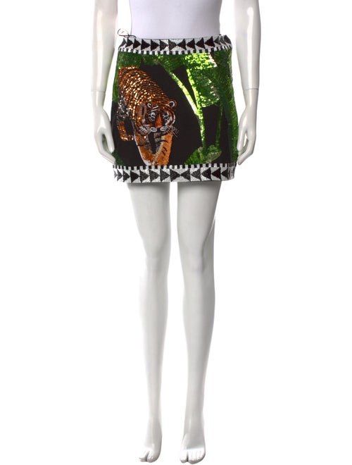 Retrofête Printed Mini Skirt