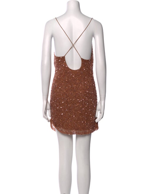 Retrofête Cowl Neck Mini Dress