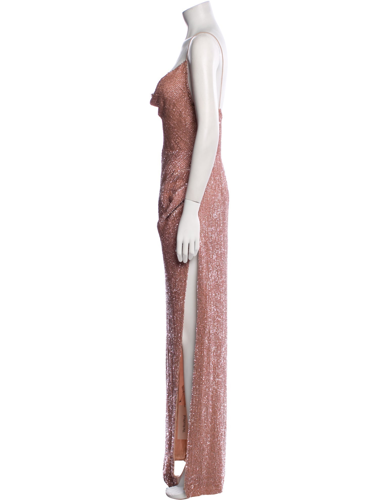 Retrofête Cowl Neck Long Dress