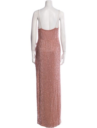 Retrofête Cowl Neck Long Dress