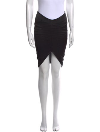 Retrofête Silk Knee-Length Skirt