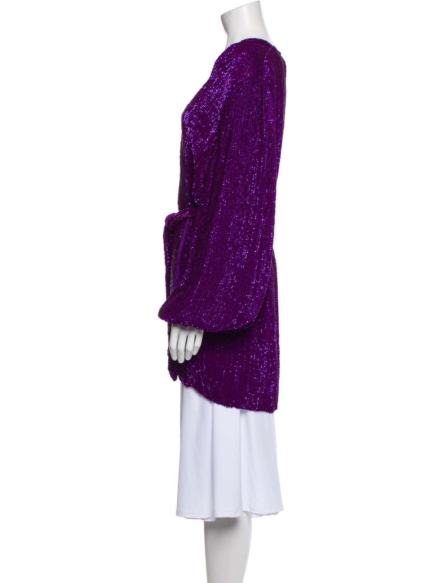 Retrofête Sequin Tweed Pattern Jacket