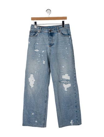 Retrofête Mid-Rise Wide Leg Jeans