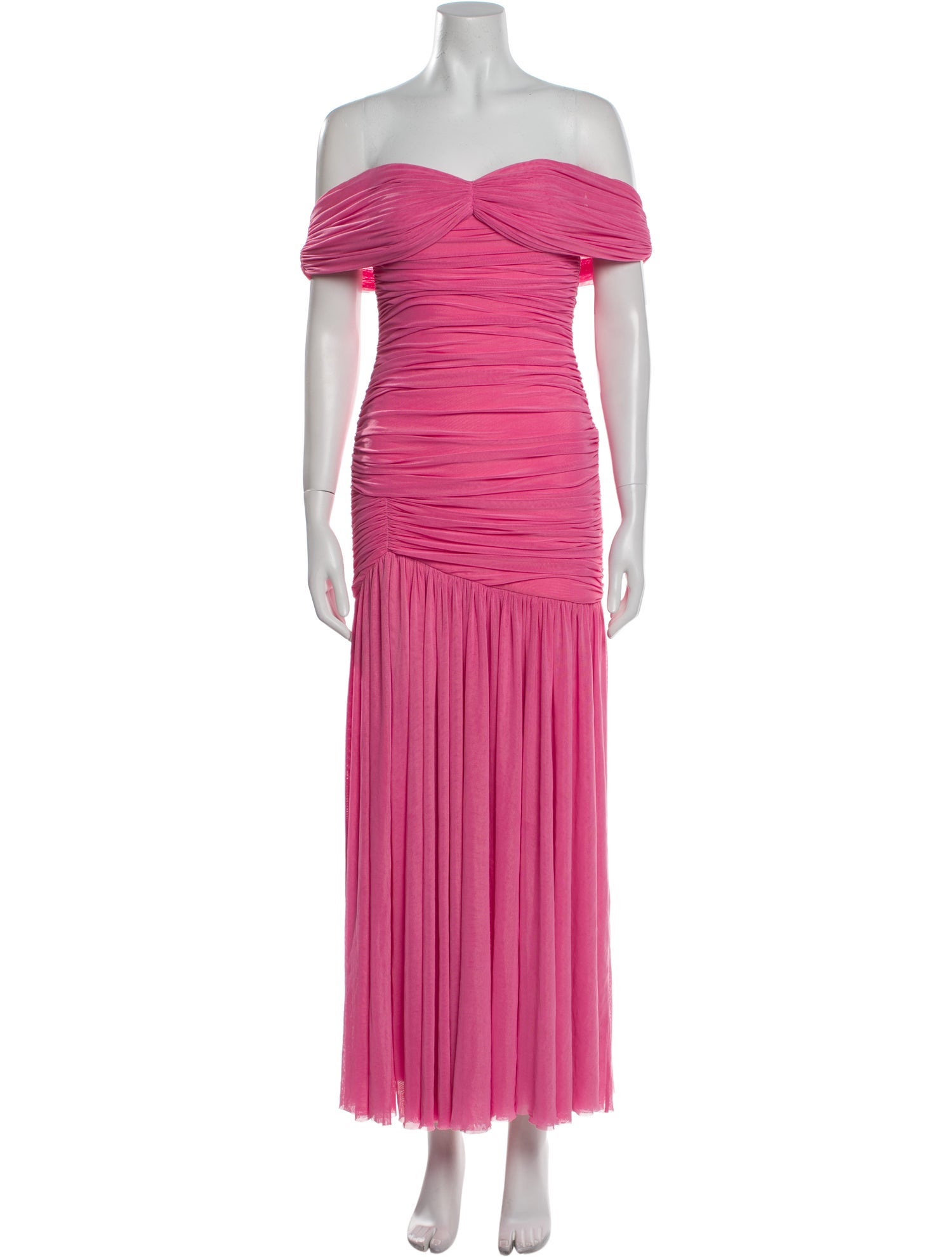 Retrofête Off-The-Shoulder Long Dress