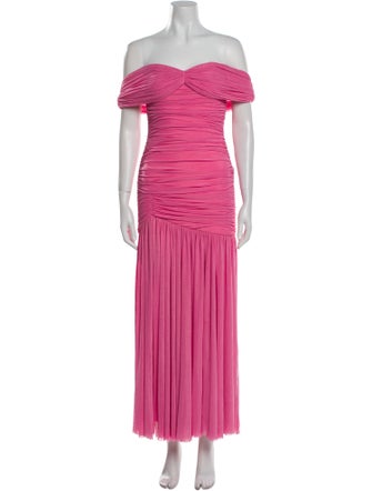 Retrofête Off-The-Shoulder Long Dress