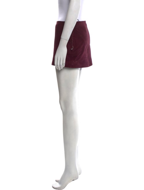 Retrofête Suede Mini Skirt