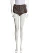 Retrofête Leather Mini Shorts