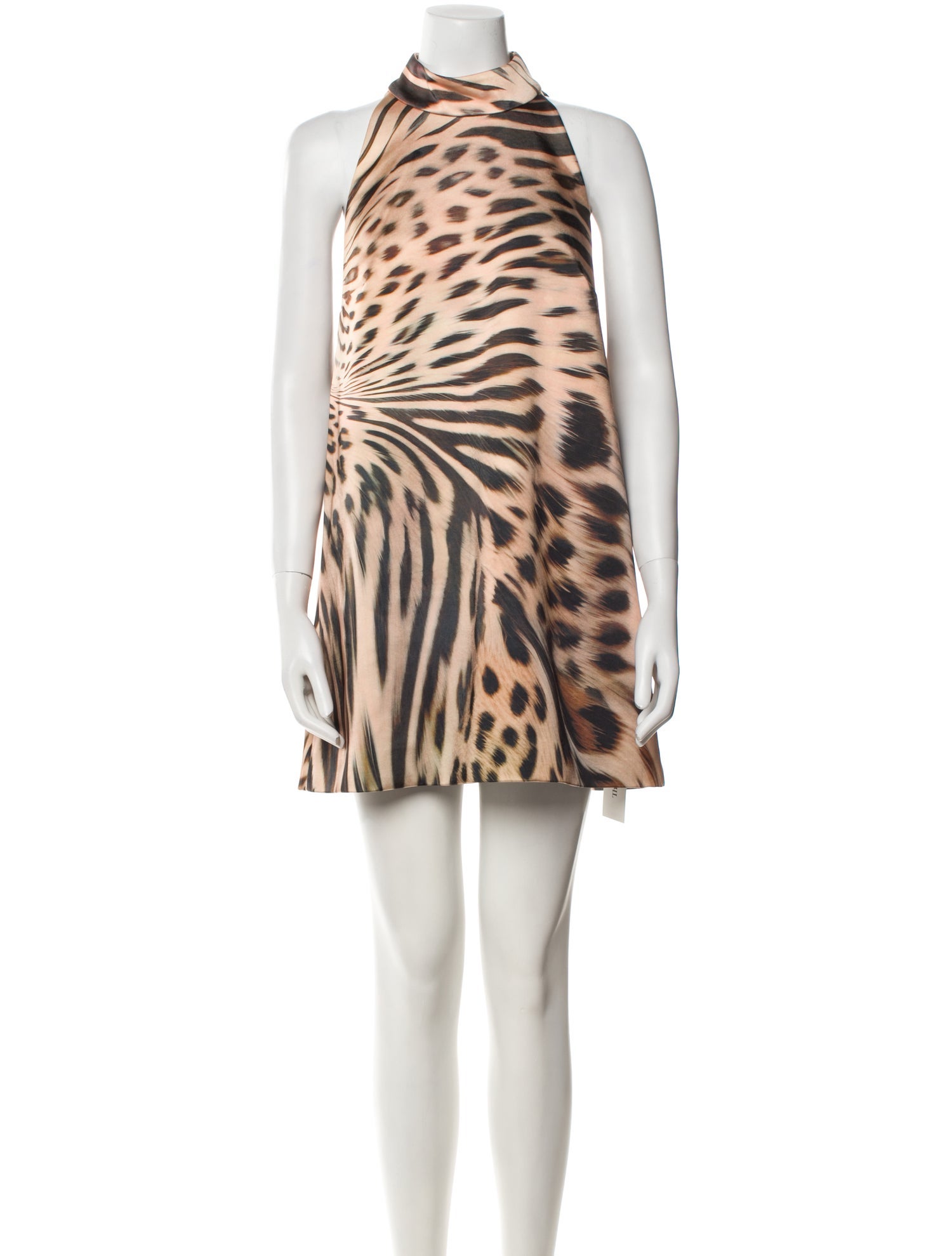 Retrofête Animal Print Mini Dress