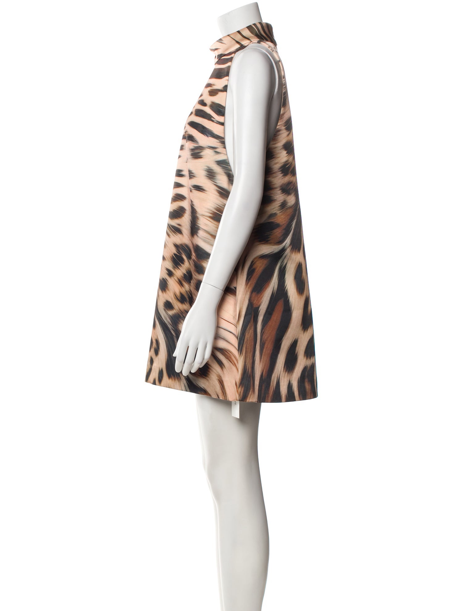 Retrofête Animal Print Mini Dress