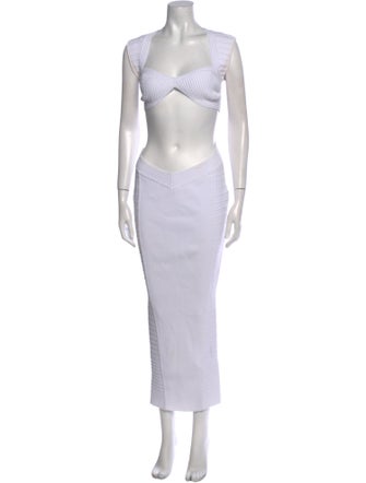 Retrofête Striped Long Dress