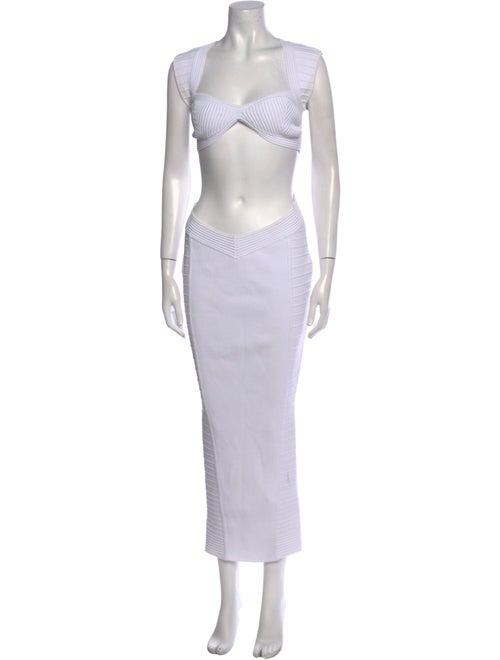 Retrofête Striped Long Dress