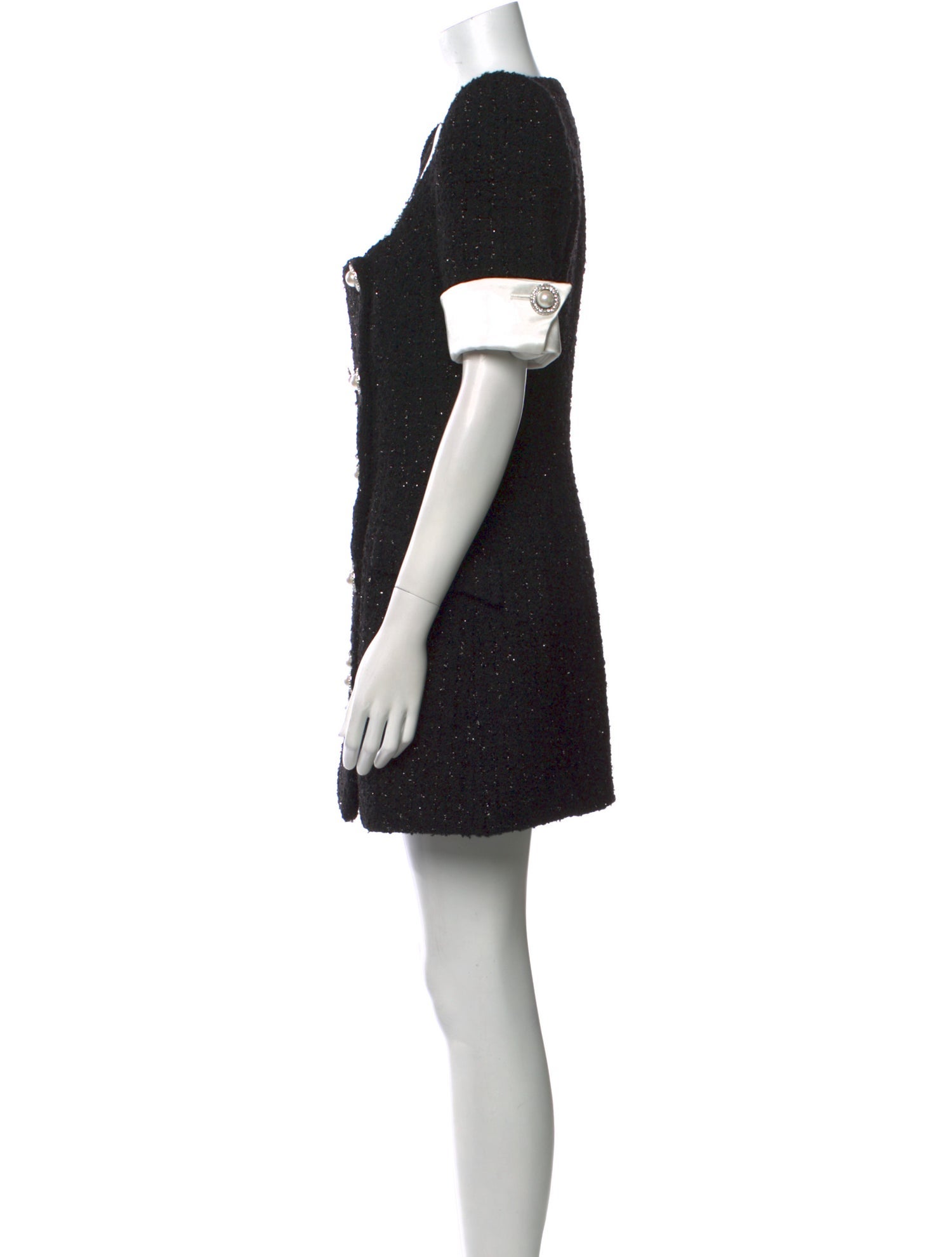 Retrofête Colorblock Pattern Mini Dress