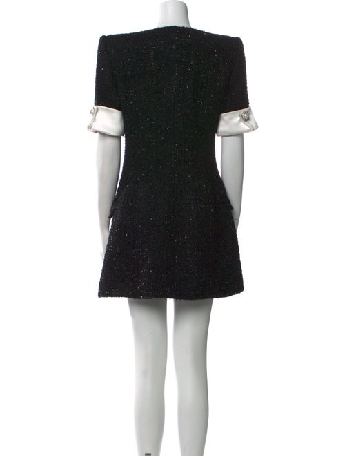 Retrofête Colorblock Pattern Mini Dress