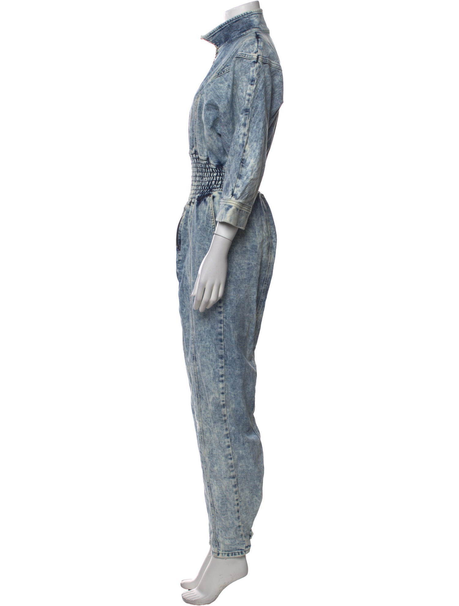 Retrofête Printed Mock Neck Jumpsuit