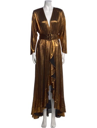 Retrofête V-Neck Long Dress