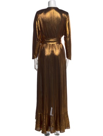 Retrofête V-Neck Long Dress