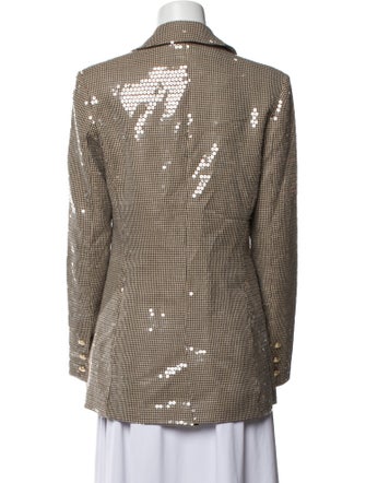 Retrofête Houndstooth Print Blazer