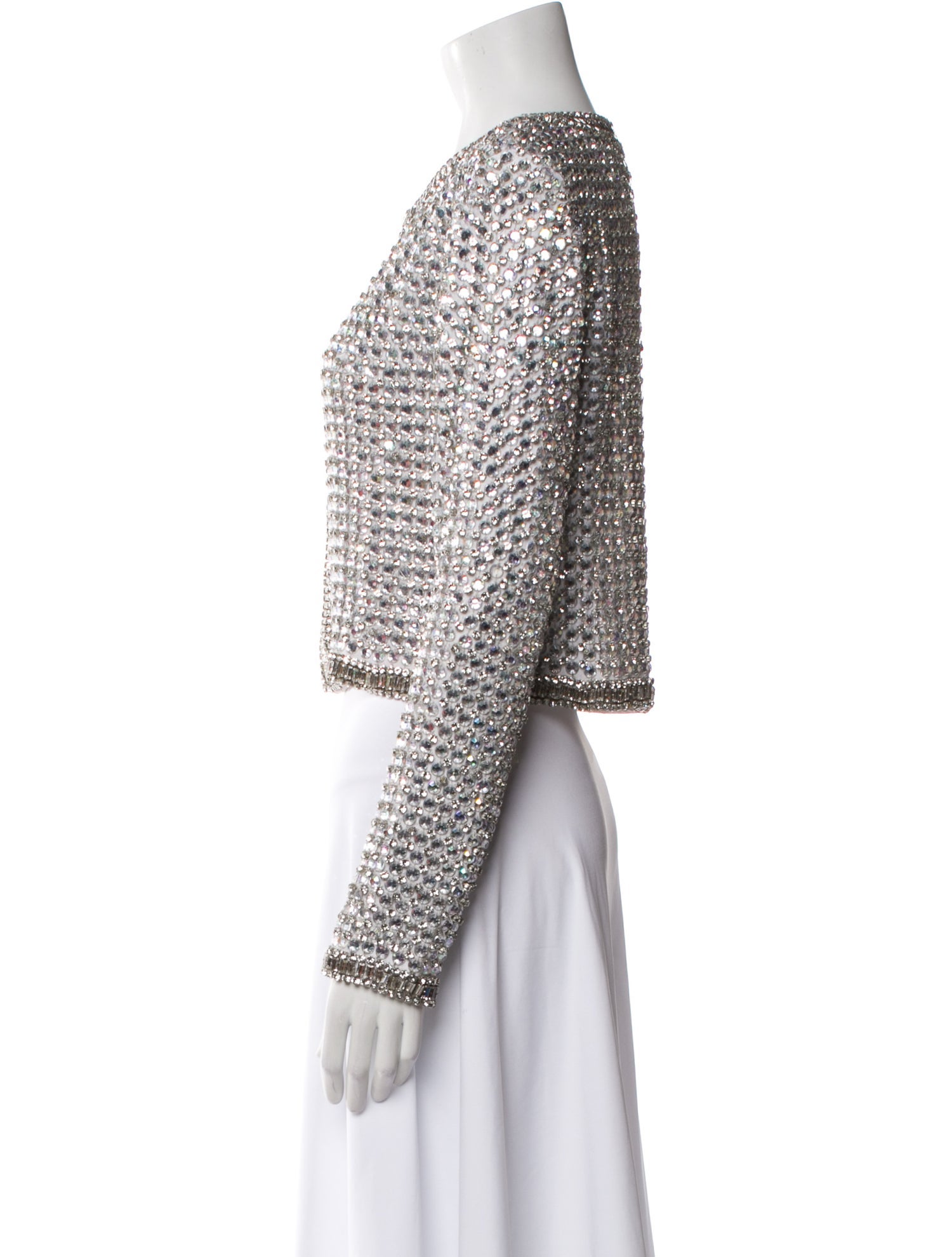 Retrofête Tweed Pattern Evening Jacket