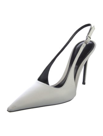 Retrofête Leather Slingback Pumps