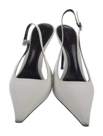 Retrofête Leather Slingback Pumps