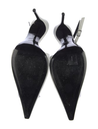 Retrofête Leather Slingback Pumps