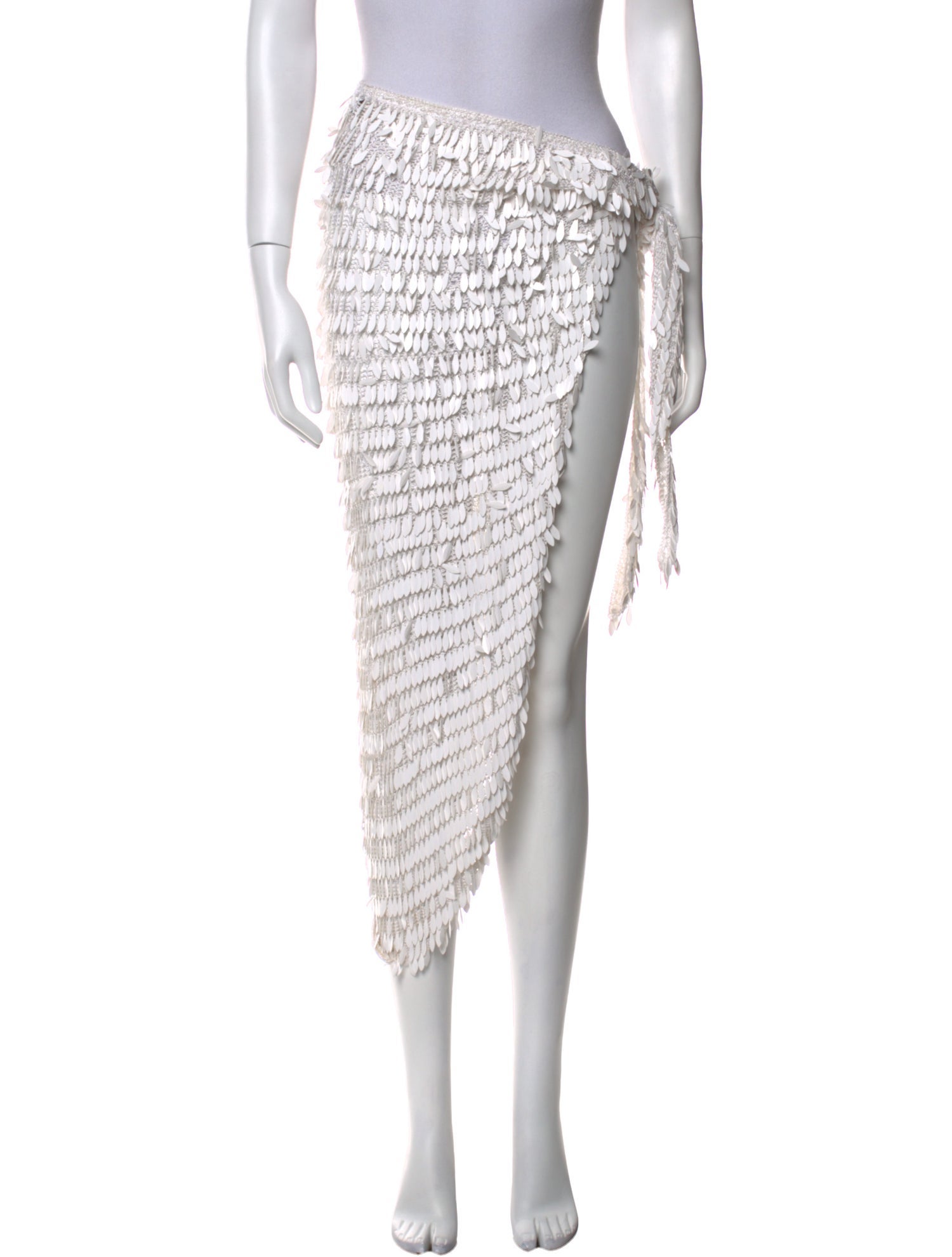 Retrofête Lace Pattern Midi Length Skirt