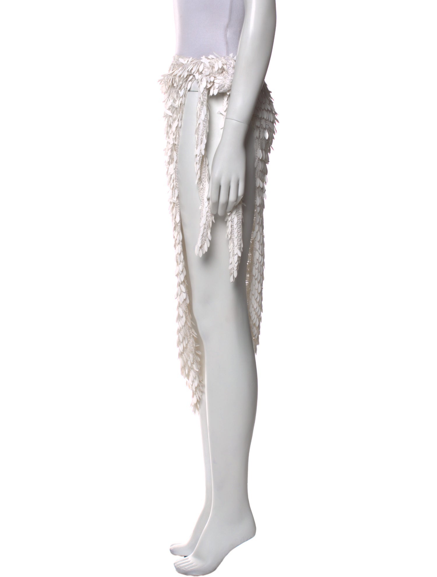 Retrofête Lace Pattern Midi Length Skirt