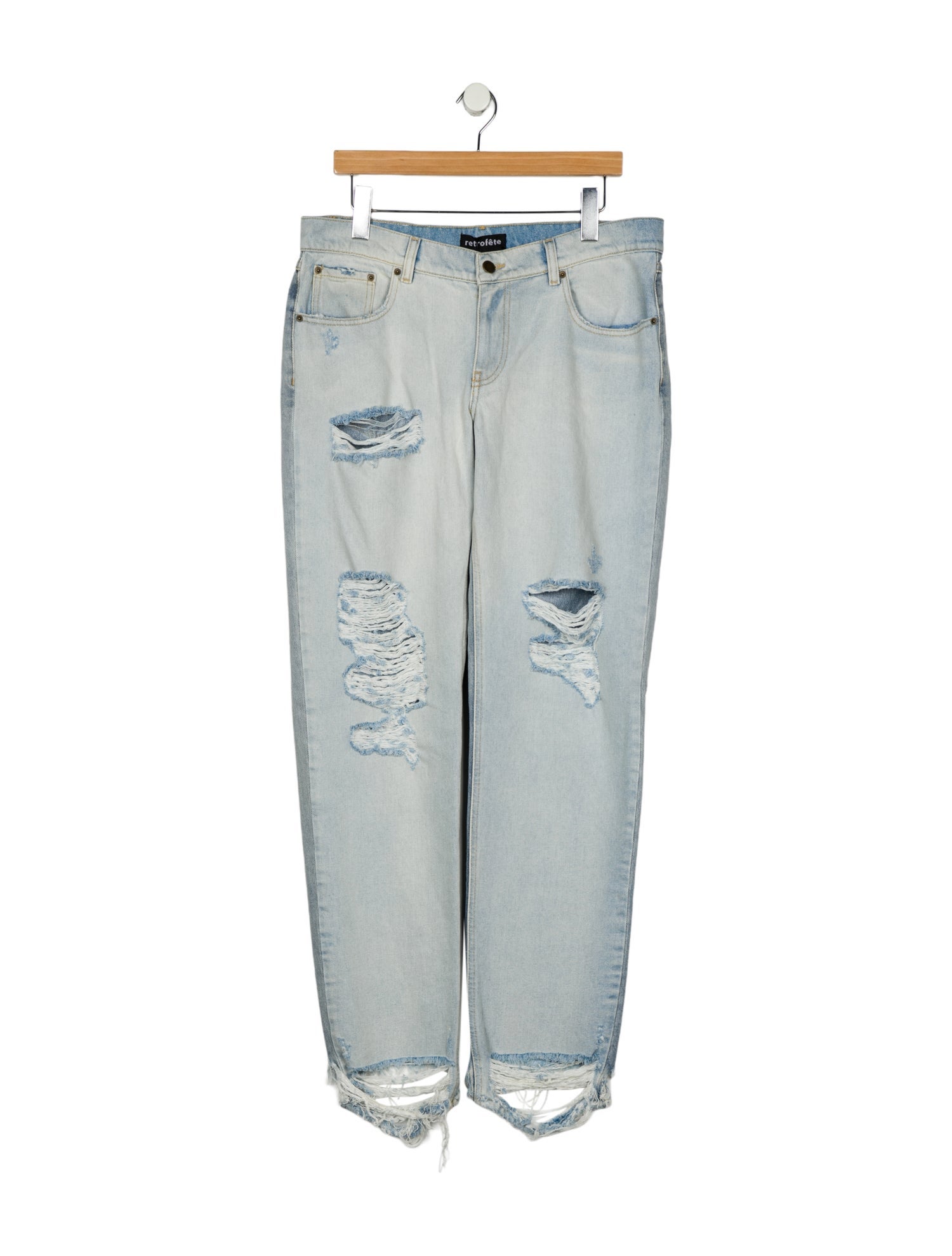 Retrofête Mid-Rise Straight Leg Jeans w/ Tags