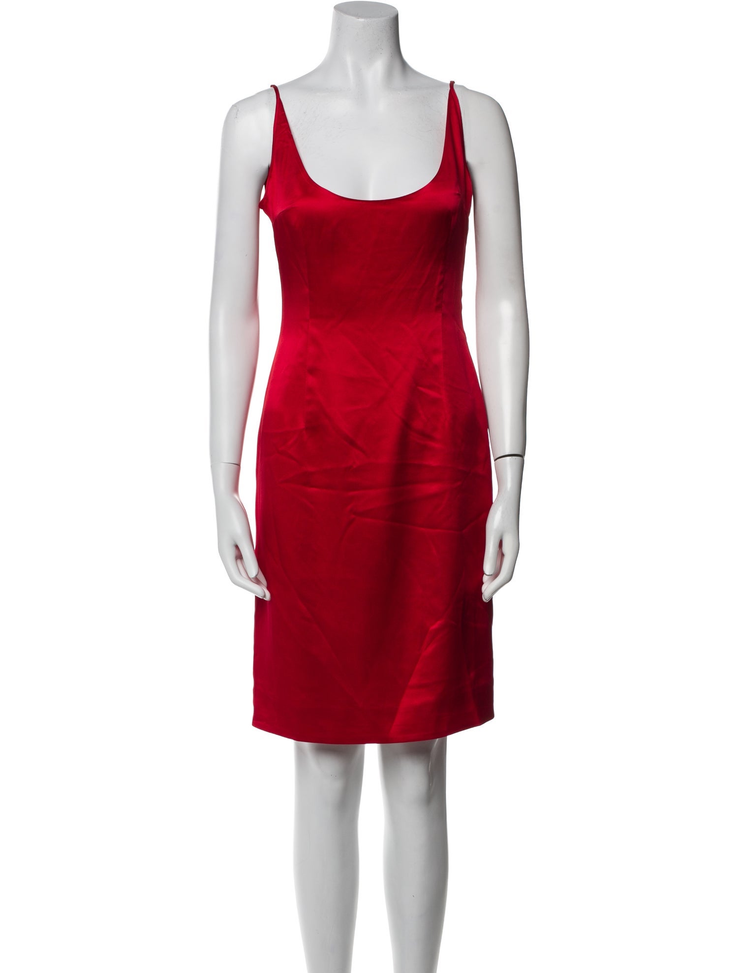 Retrofête Silk Knee-Length Dress