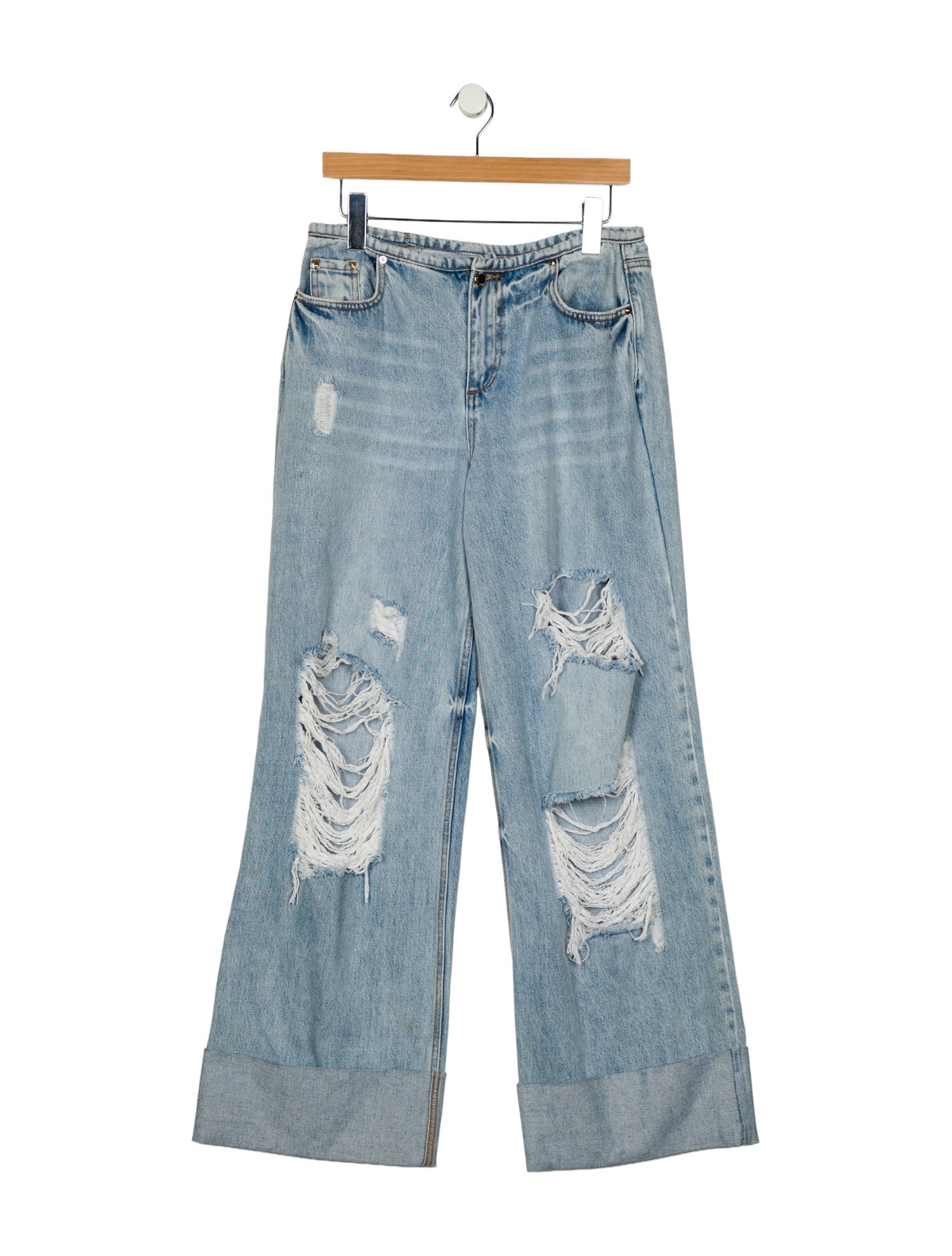 Retrofête Mid-Rise Wide Leg Jeans