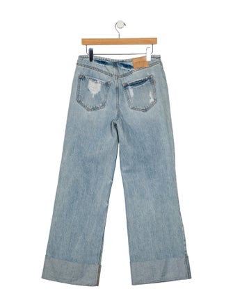 Retrofête Mid-Rise Wide Leg Jeans