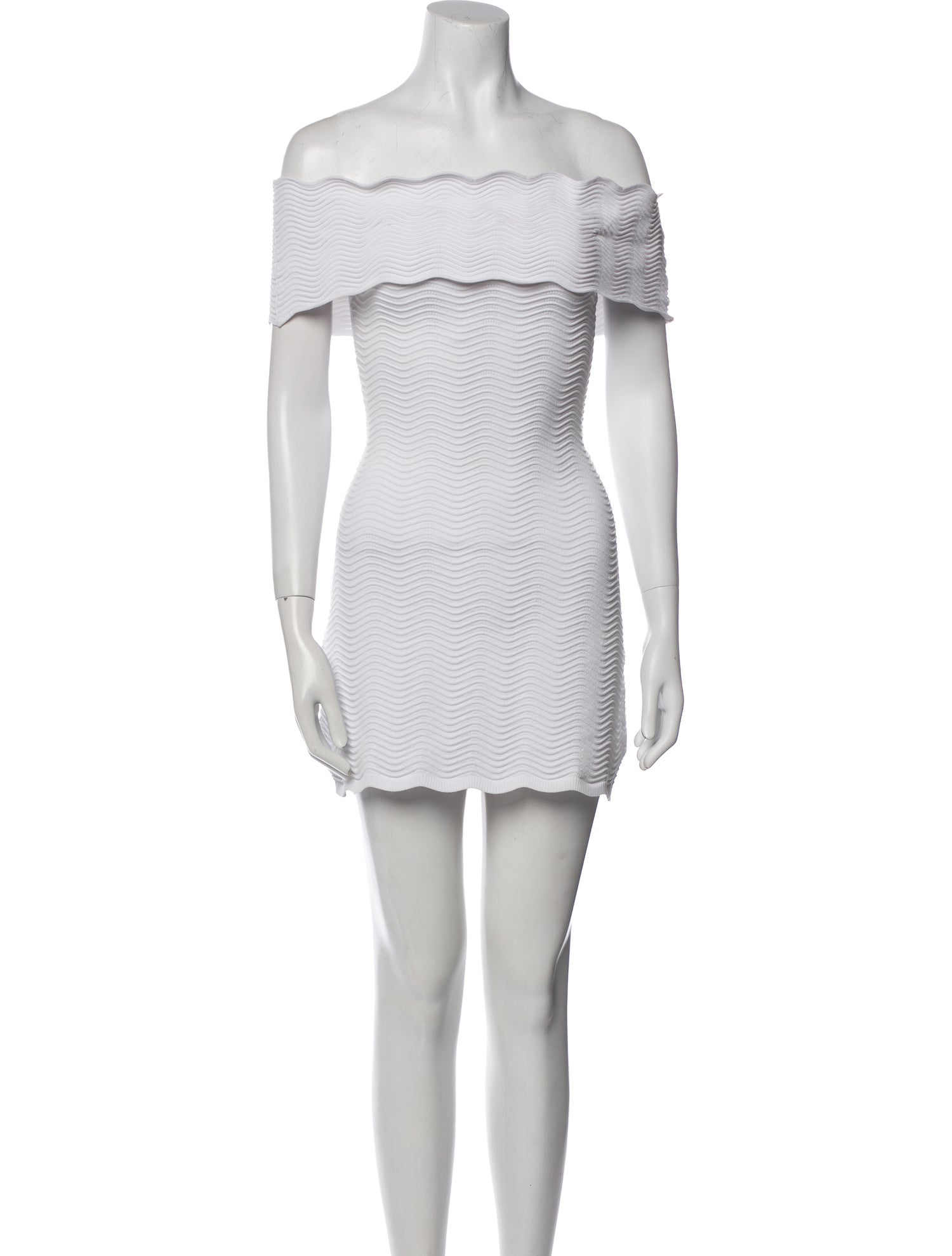 Retrofête Off-The-Shoulder Mini Dress