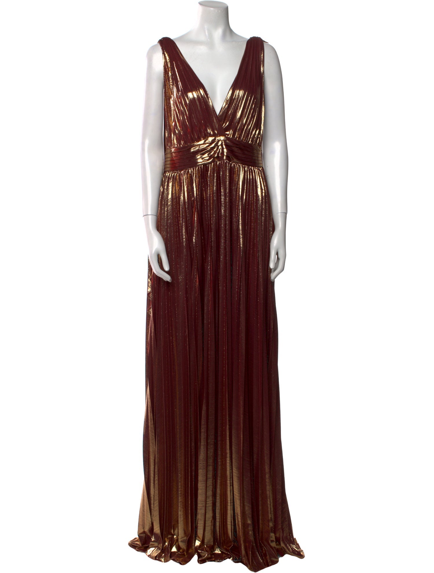 Retrofête V-Neck Long Dress w/ Tags