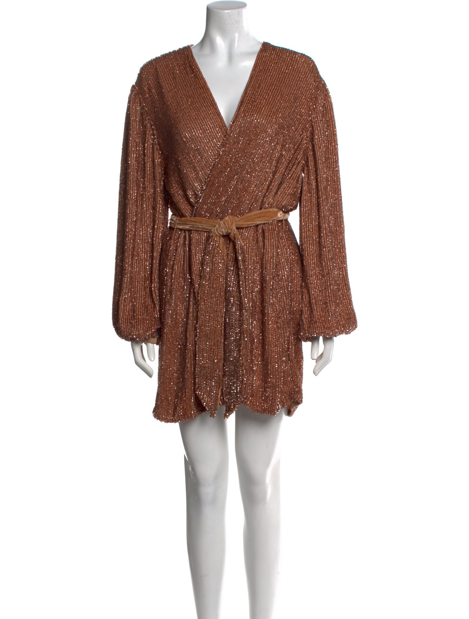 Retrofête V-Neck Mini Dress