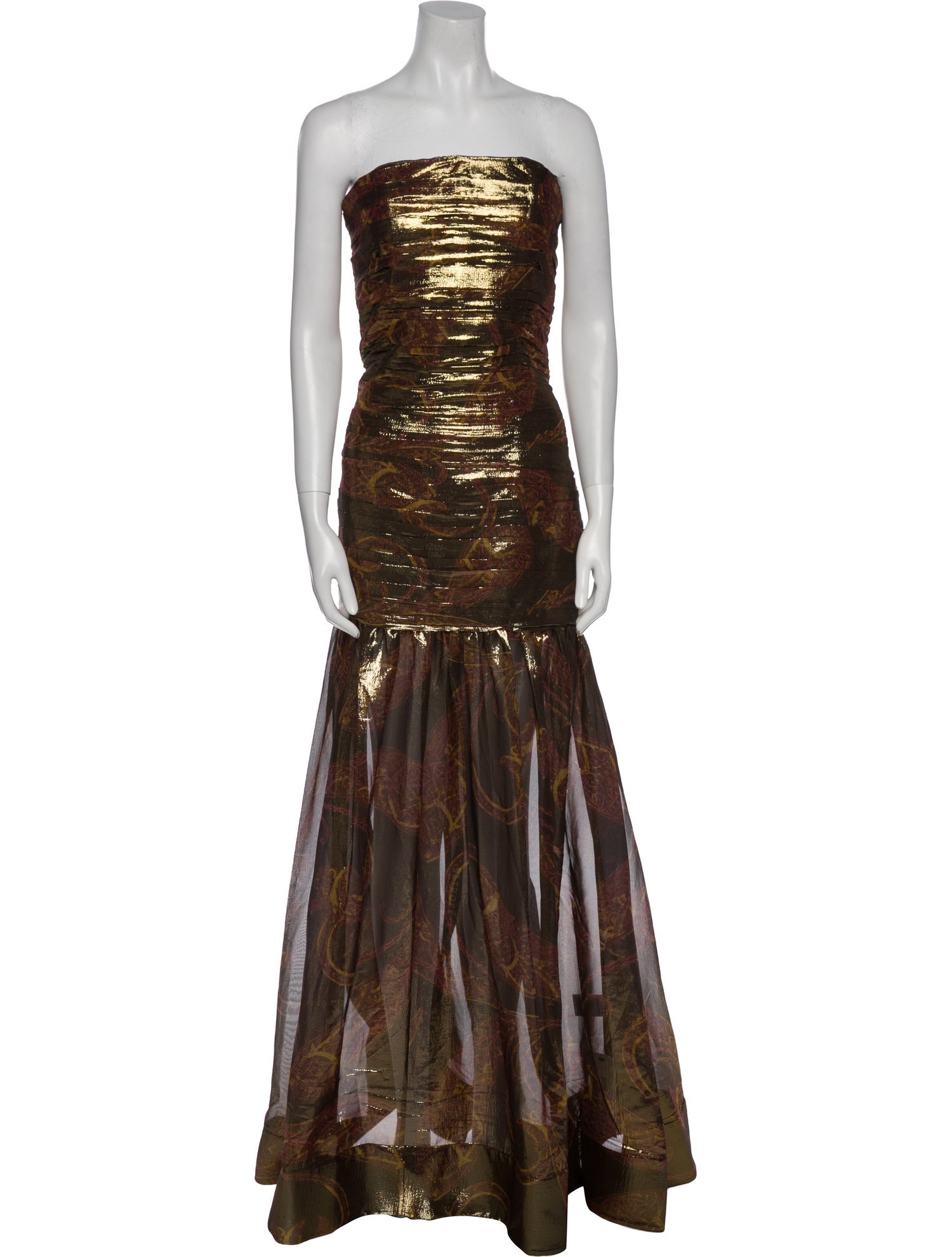 Retrofête Silk Long Dress w/ Tags