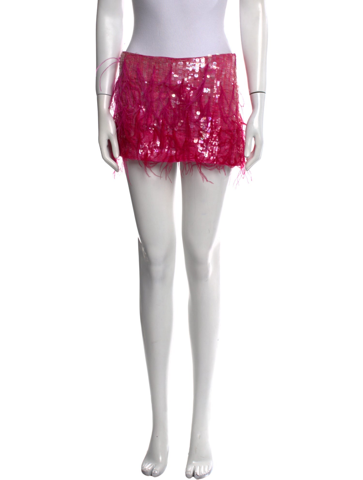 Retrofête Lace Pattern Mini Skirt