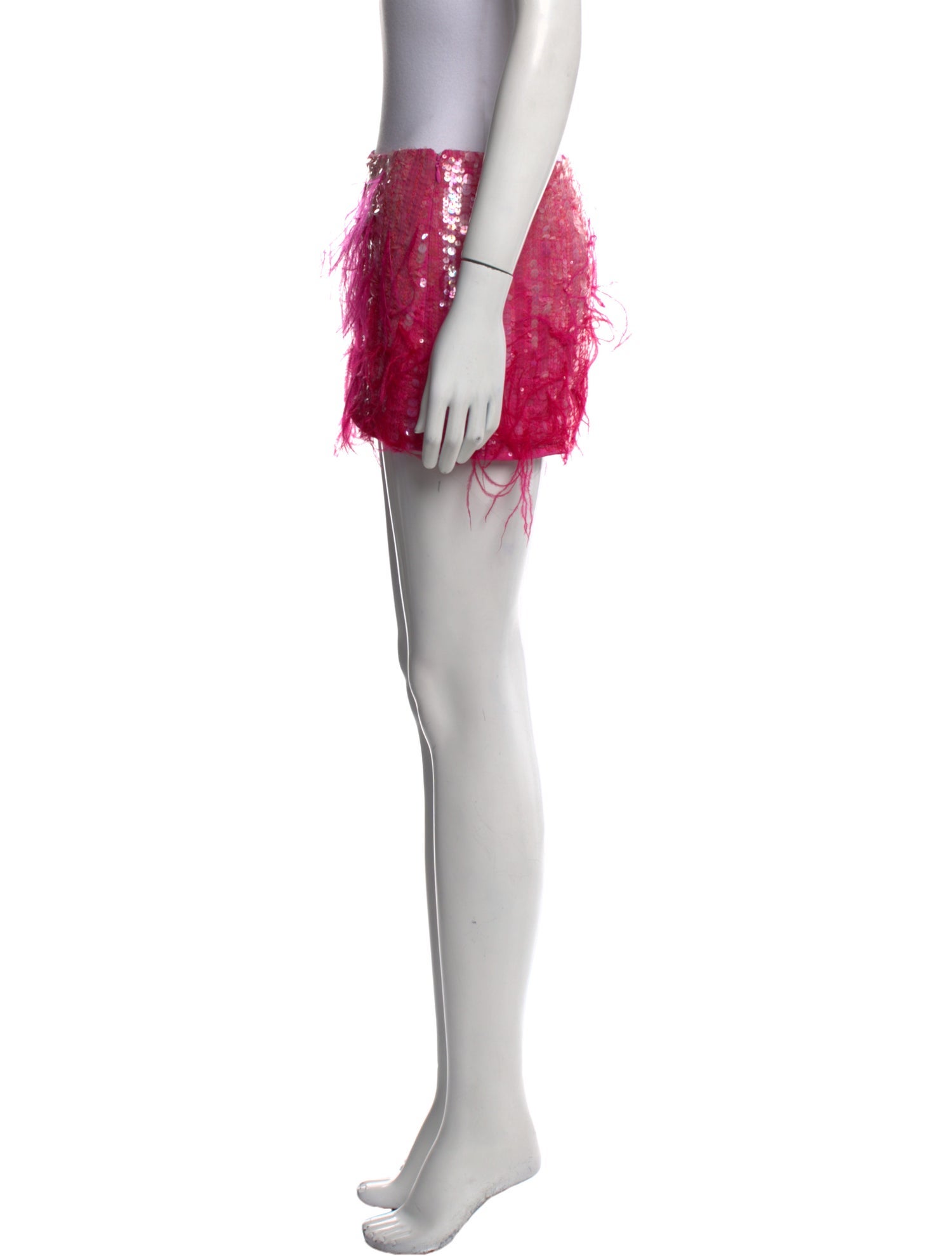 Retrofête Lace Pattern Mini Skirt