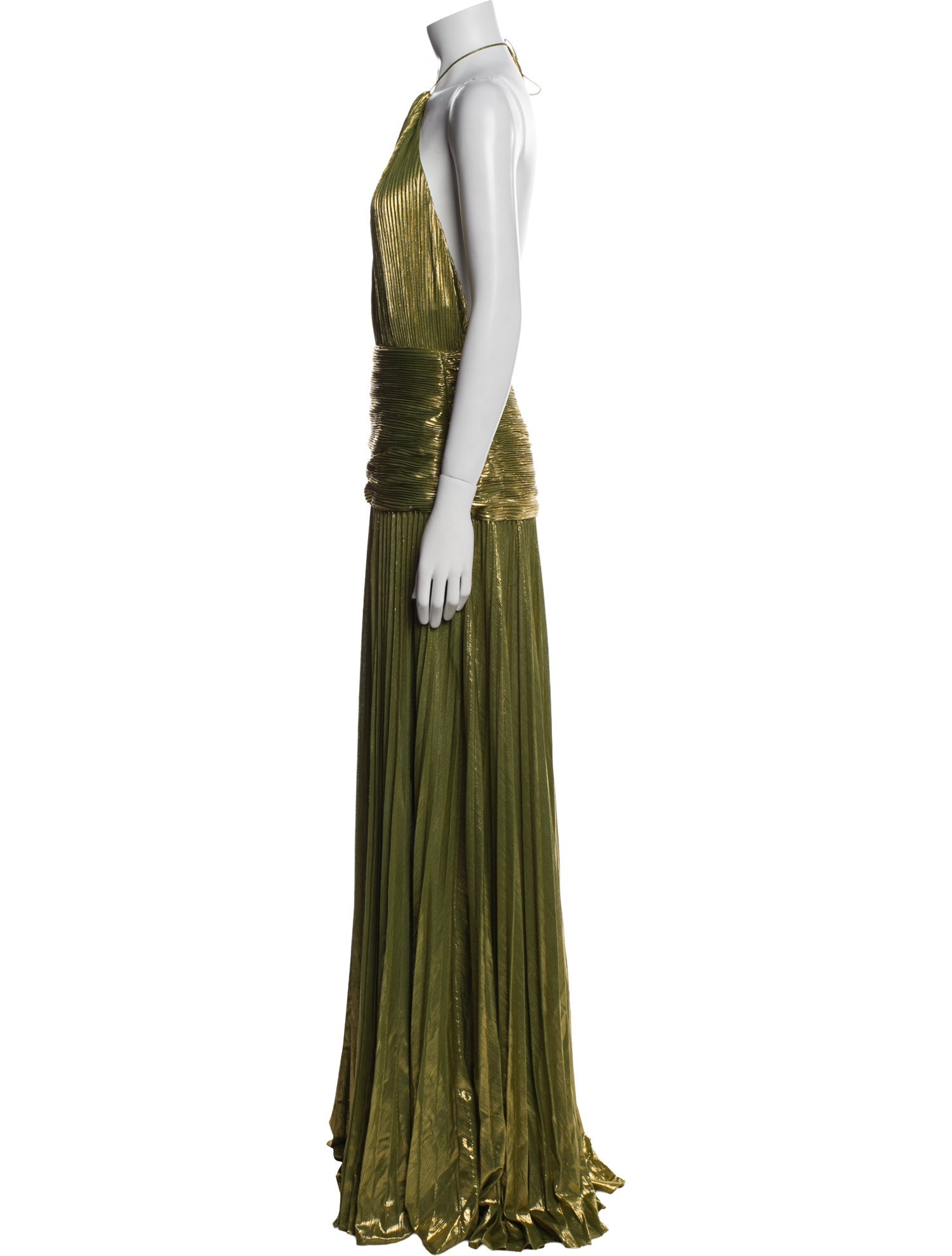 Retrofête Halterneck Long Dress w/ Tags