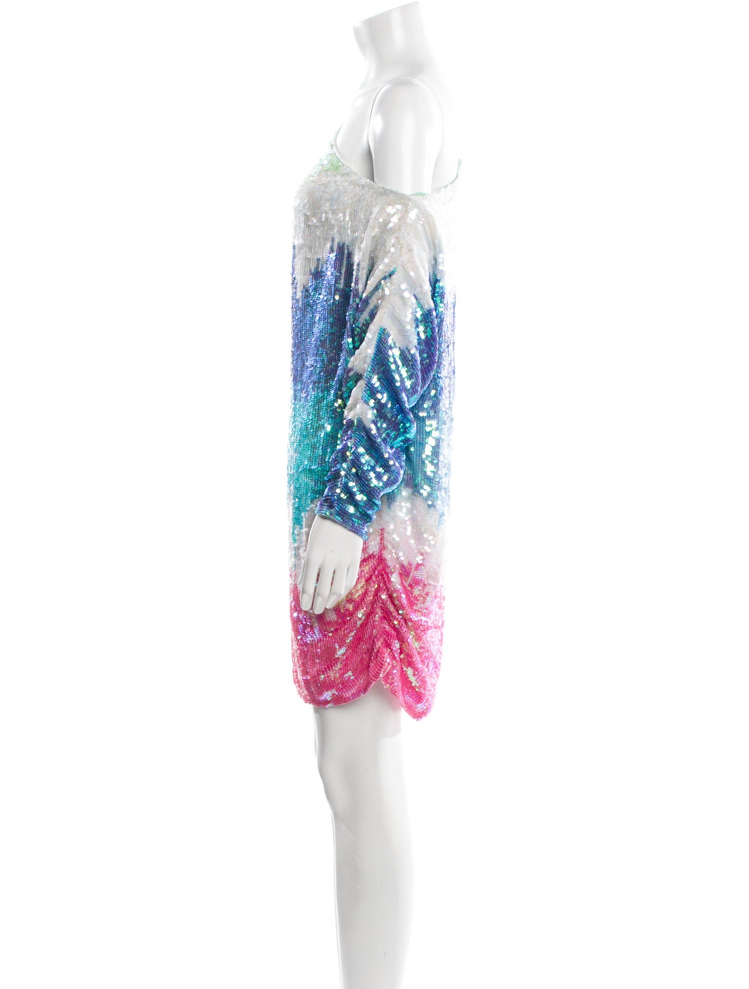 Retrofête Tie-Dye Print Mini Dress