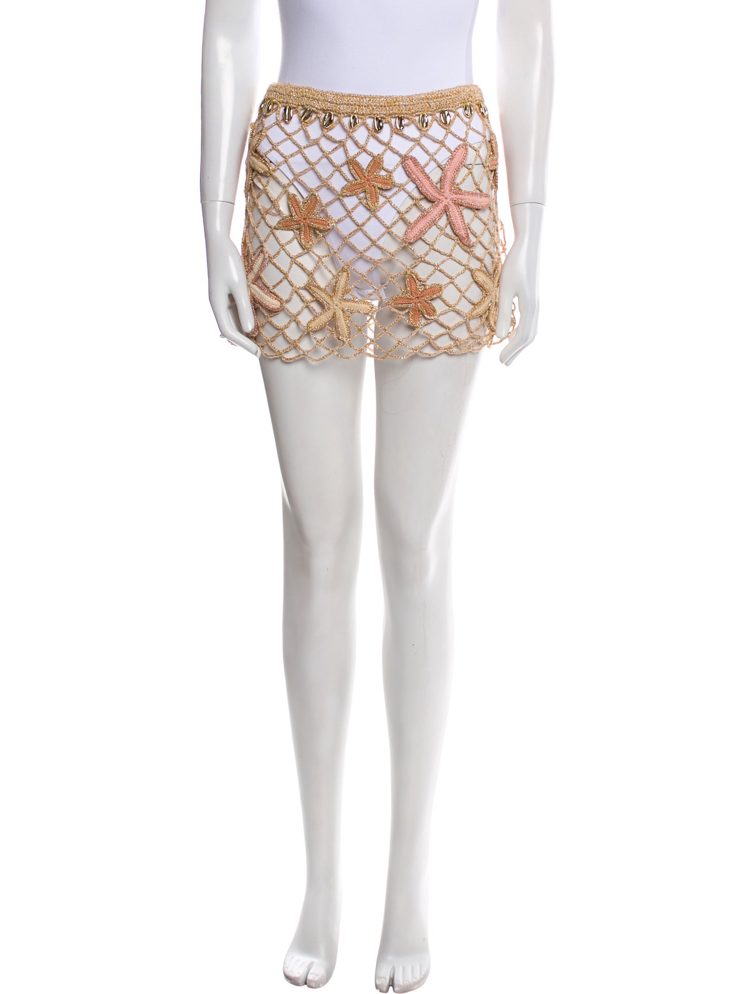 Retrofête Patterned Beaded Accents Cover-Up