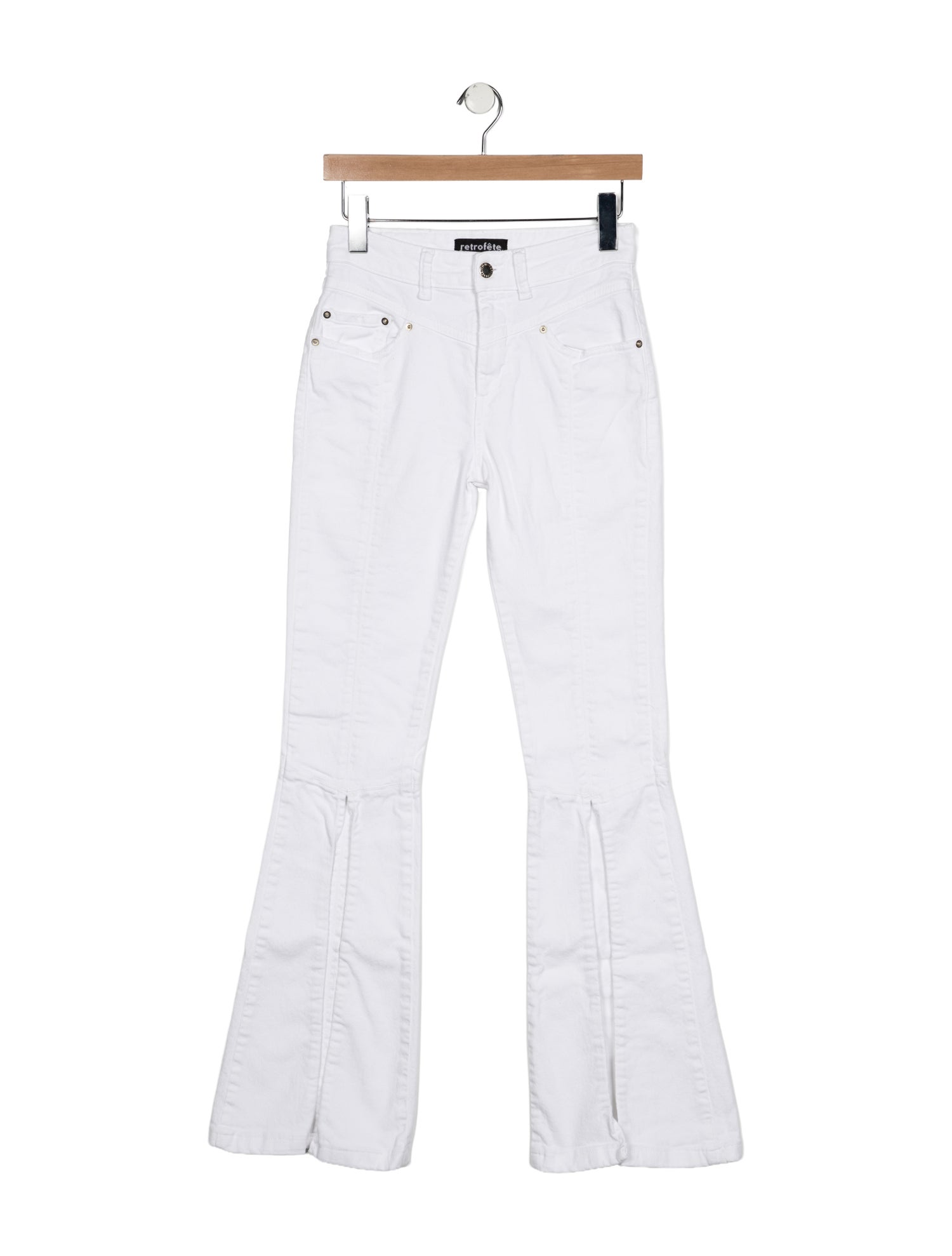 Retrofête Mid-Rise Wide Leg Jeans