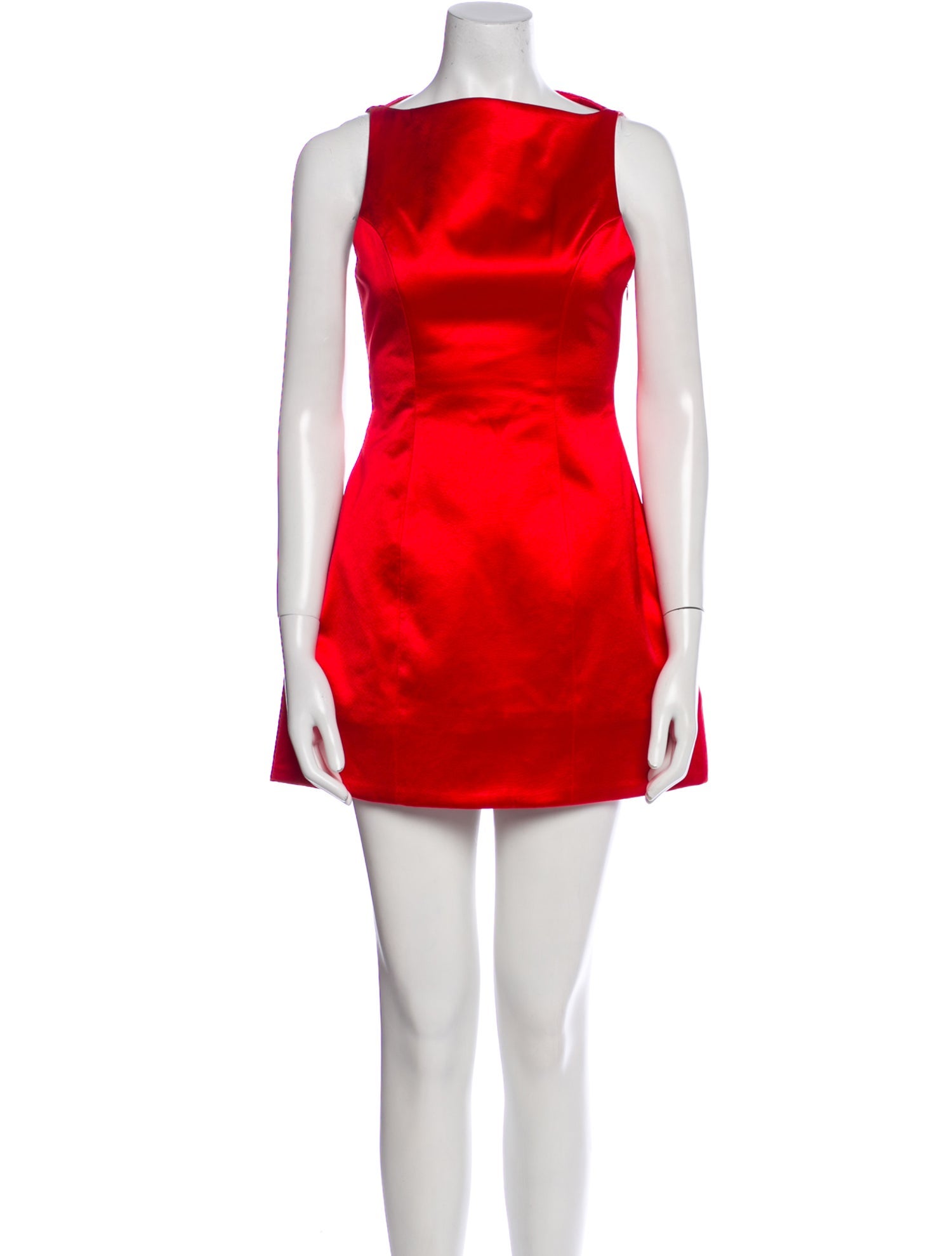 Retrofête Bateau Neckline Mini Dress