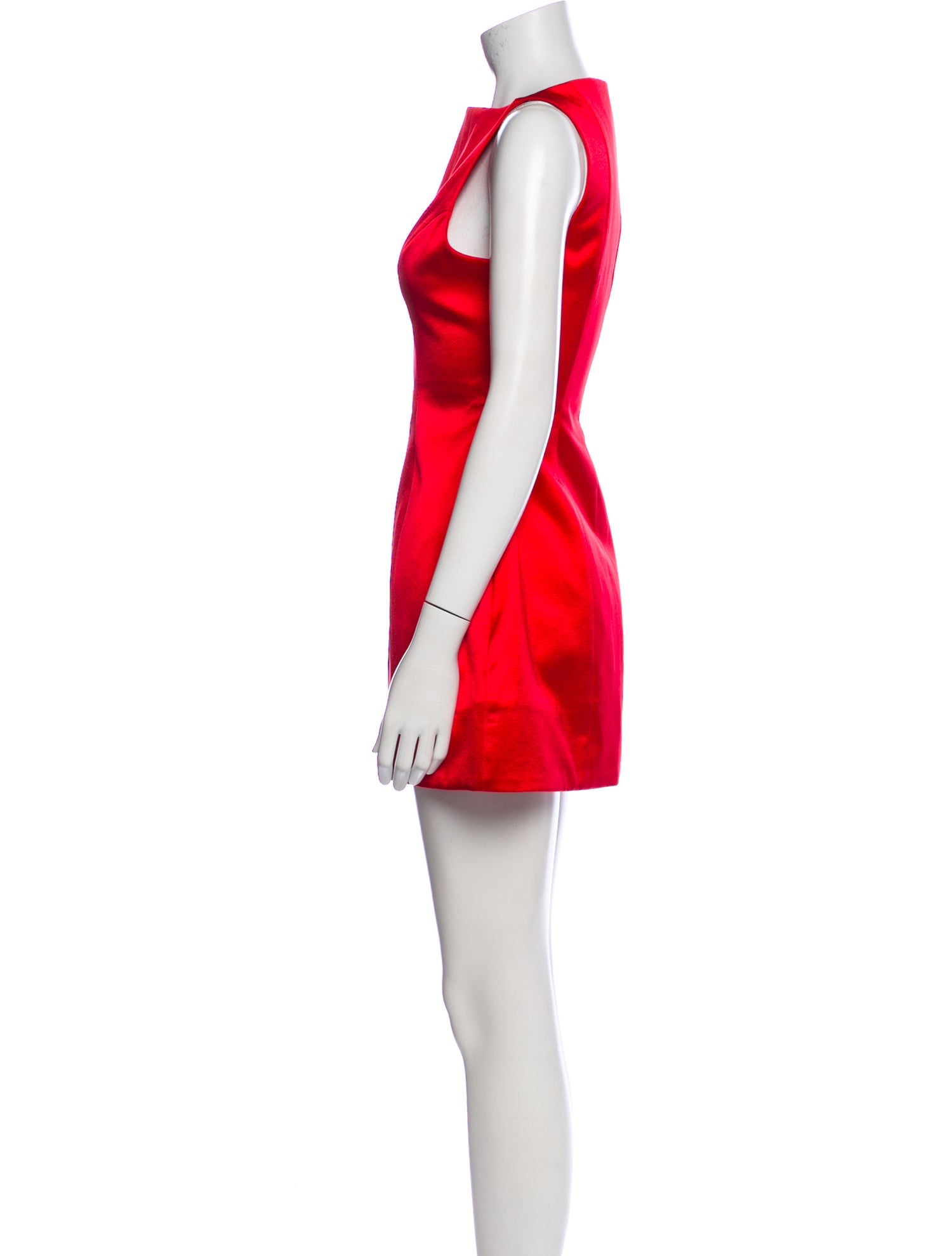 Retrofête Bateau Neckline Mini Dress