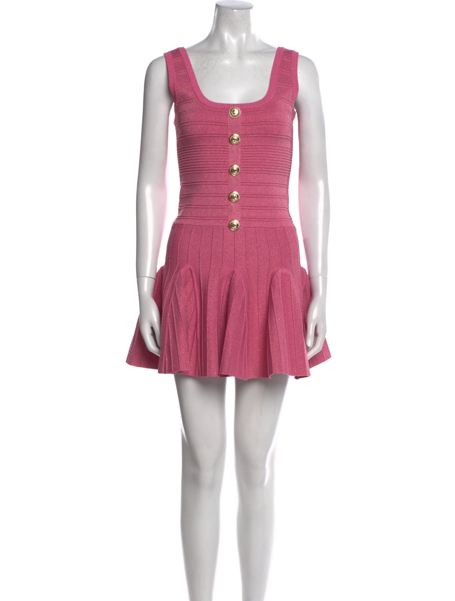 Retrofête Scoop Neck Mini Dress