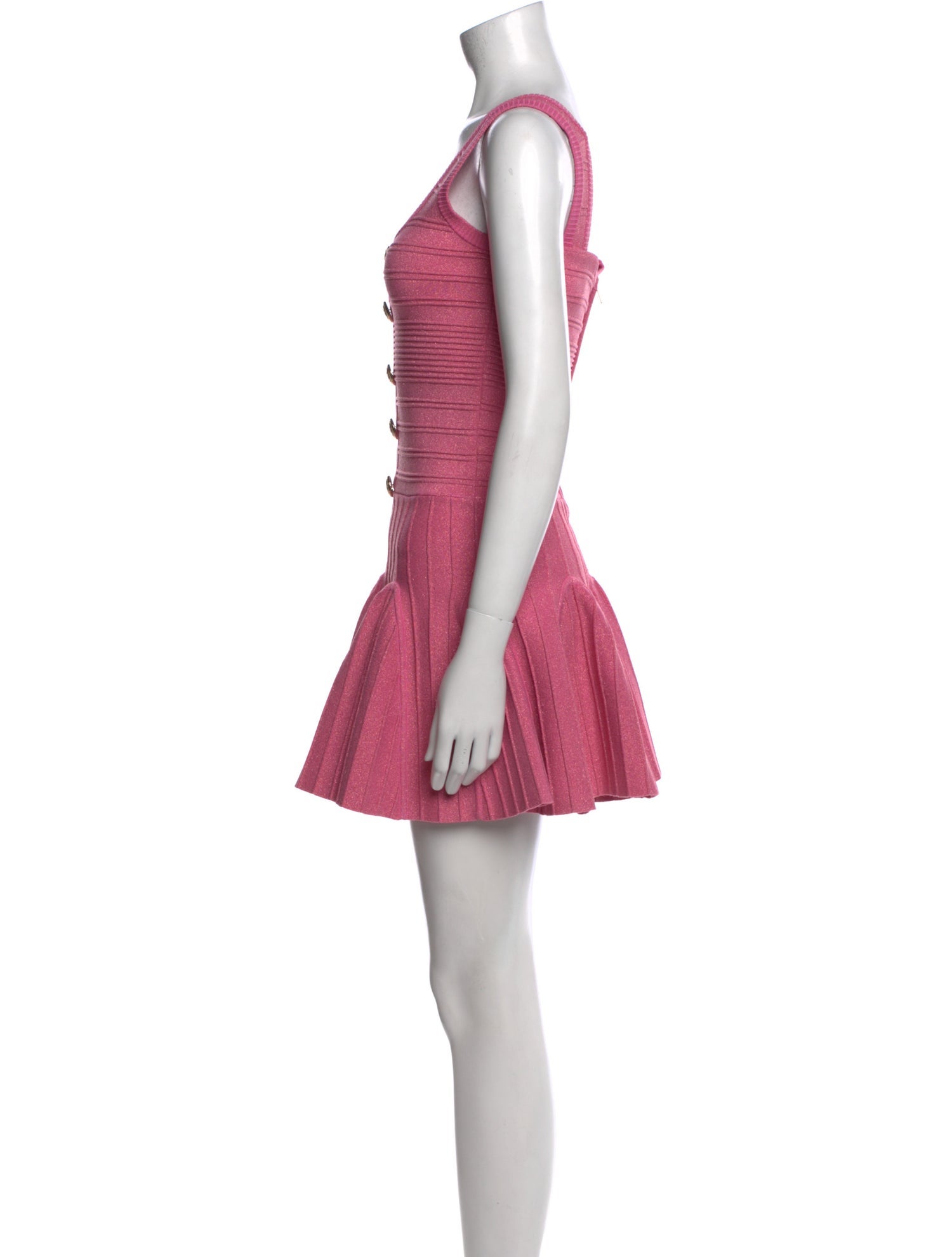 Retrofête Scoop Neck Mini Dress