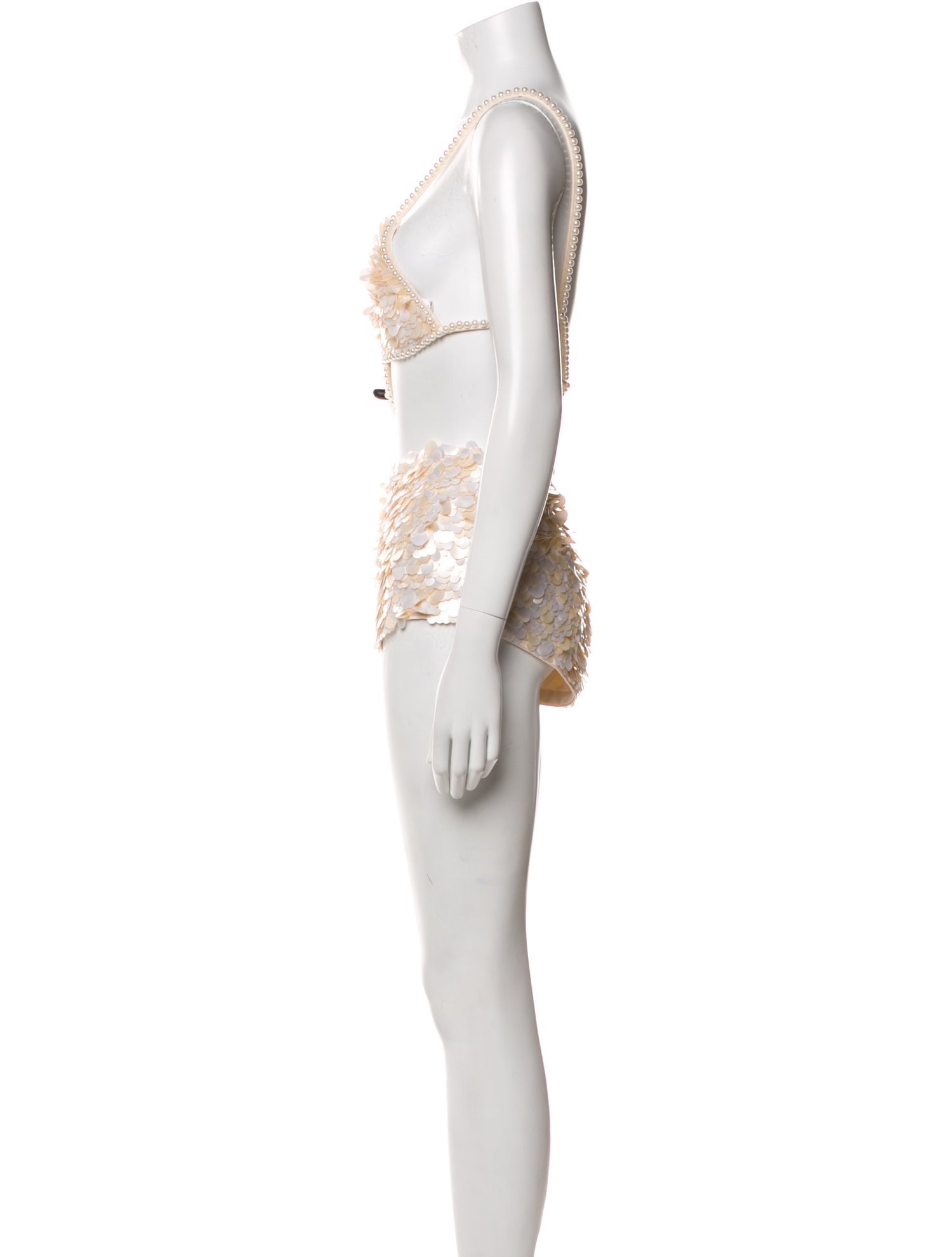 Retrofête Sequin Embellishments Short Set